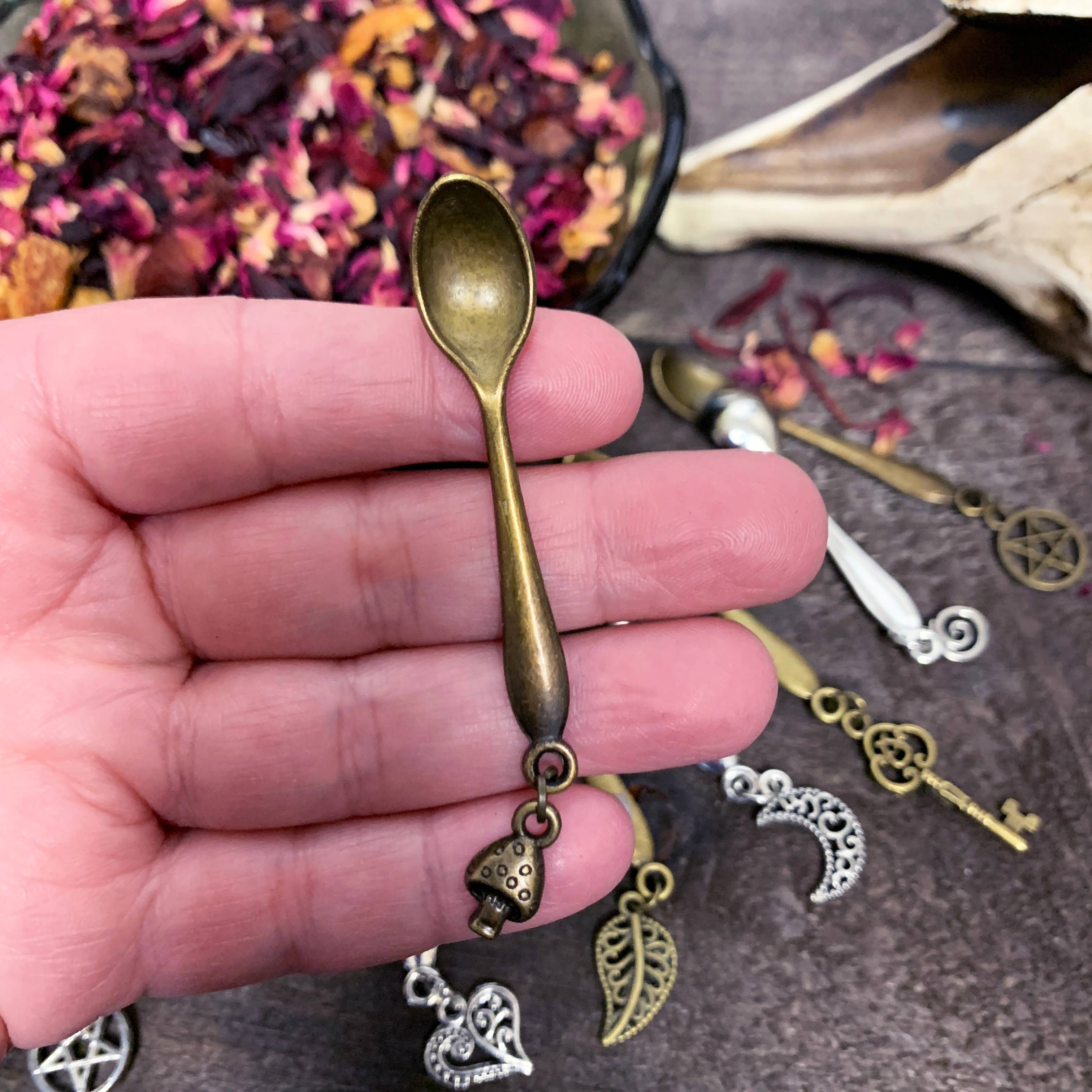 of Forest and Fae - Wholesale Meditation Supplies - Little Witchy Charm Spoons • Tiny Apothecary Spoons2