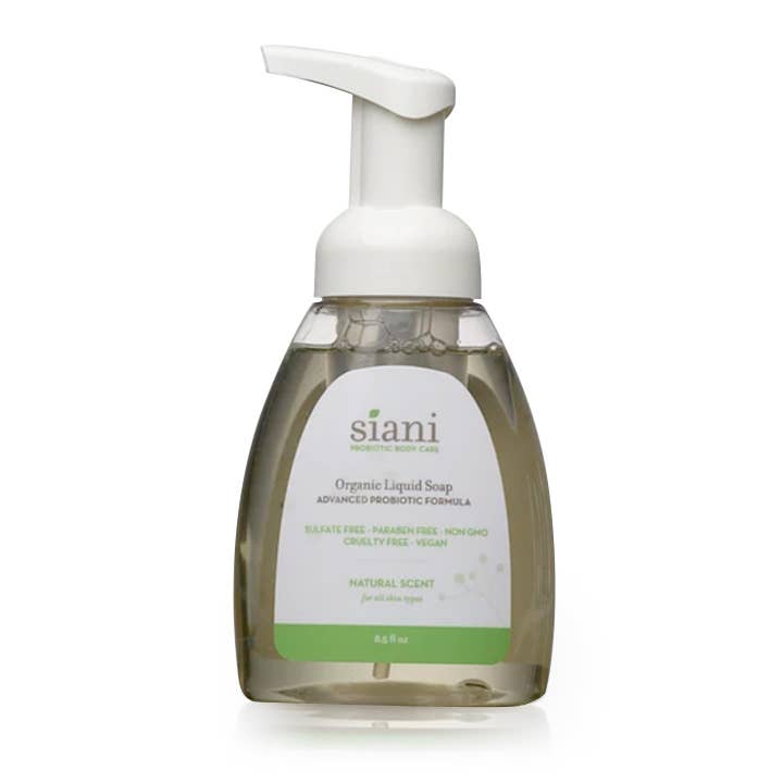 Natural Probiotic Organic Liquid Soap (Natural Scent) for wholesale by Siani Probiotic Body Care