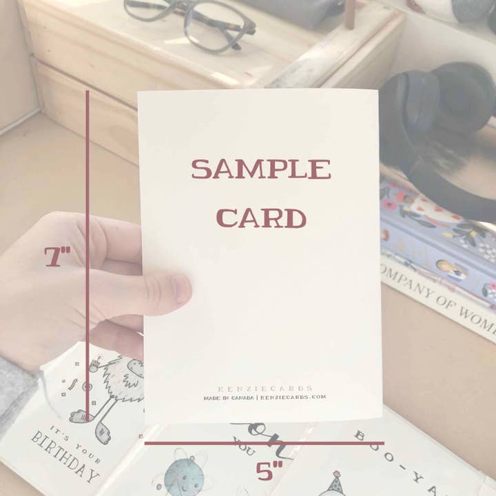 kenziecards - Wholesale Baby Card - Baby – Punny “Avo Baby” Avocado Greeting Card2