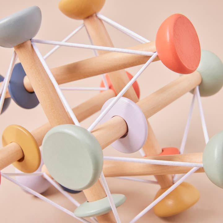 Just Bee Kids – wholesale Wood toy – Child – Just Bee Kids Wooden Activity Ball (FSC)1