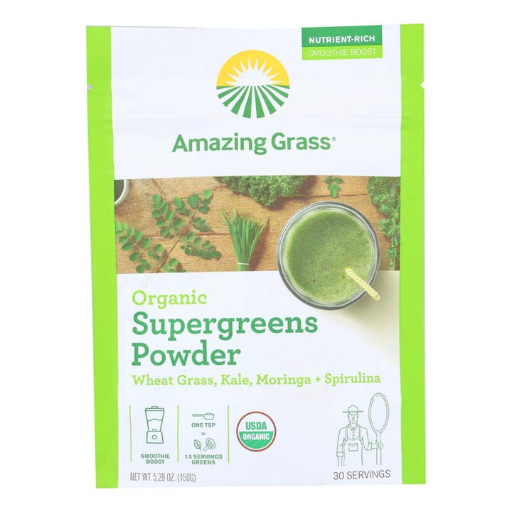 Everyday Supply Co - Wholesale Protein/Superfood Powder - Amazing Grass - Supergreens Powder Og2 - EA of 1-5.29 OZ