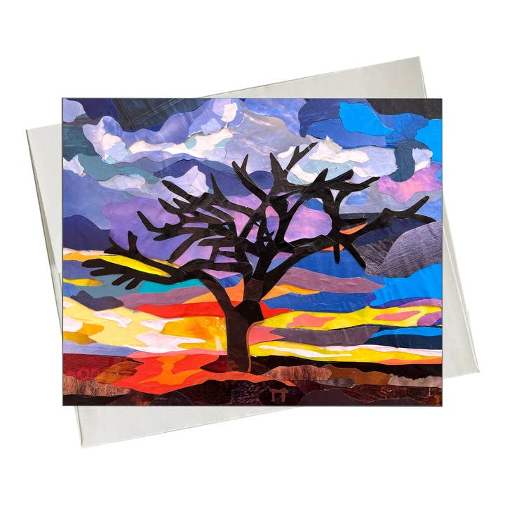 Ambientazione del Deserto - Biglietto di Auguri per la vendita all'ingrosso da parte di Pi Luna Art