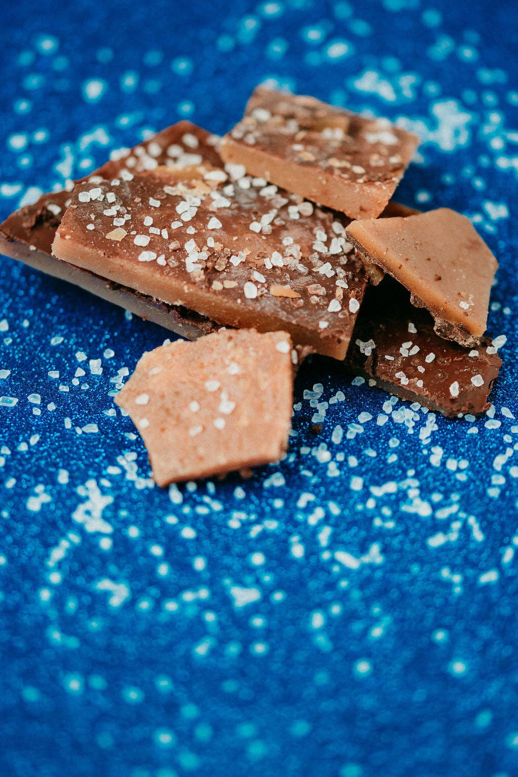 Dark Chocolate Sea Salt Toffee for wholesale by Tasty Good Toffee, LLC