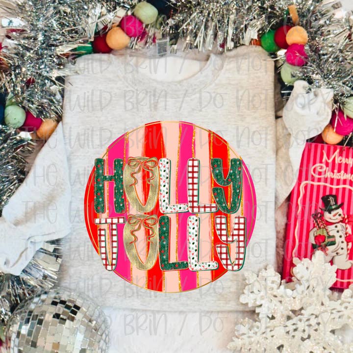 Holly Jolly Christmas Gildan Sweater voor wholesale door Sweet Tees & More