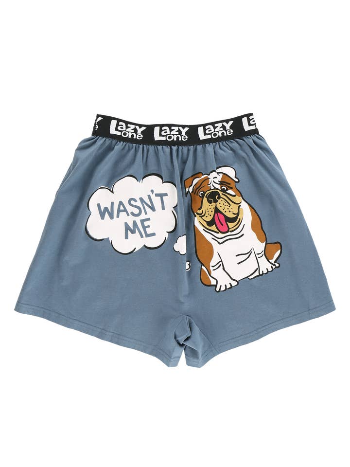 Wasn't Me Bulldog Boxer for wholesale by Lazy One