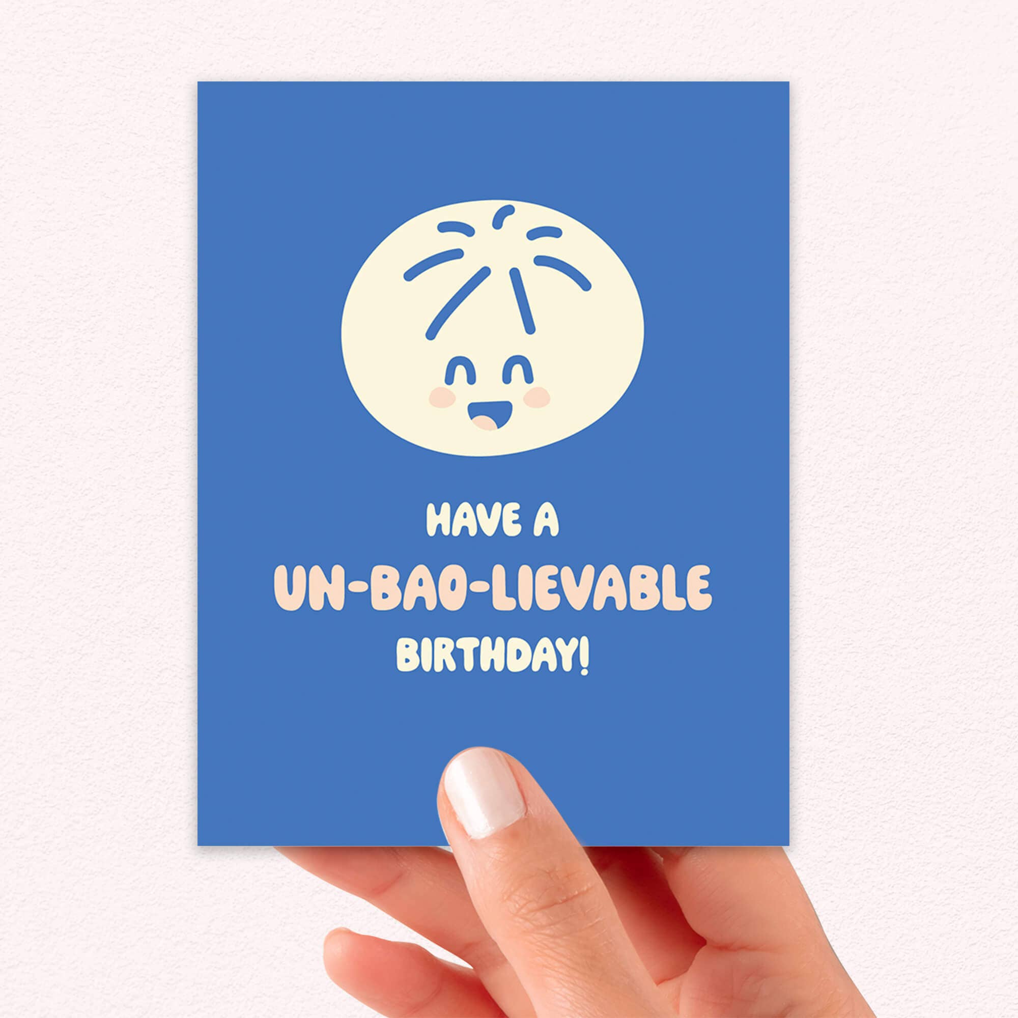 Cute Asian Cards - Wholesale Birthday Card - Un-Bao-lieveable Cute Birthday Cards | Asian Bao Dim Sum Food Snacks4