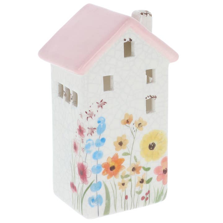 Bougie chauffe-plat petite Garden House rose pour la vente par Joe Davies