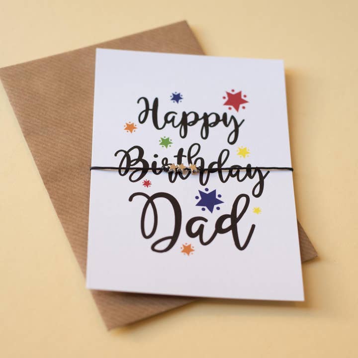 Stampa cartolina A6 - Birthday Dad per la vendita all'ingrosso da parte di Dios Designs