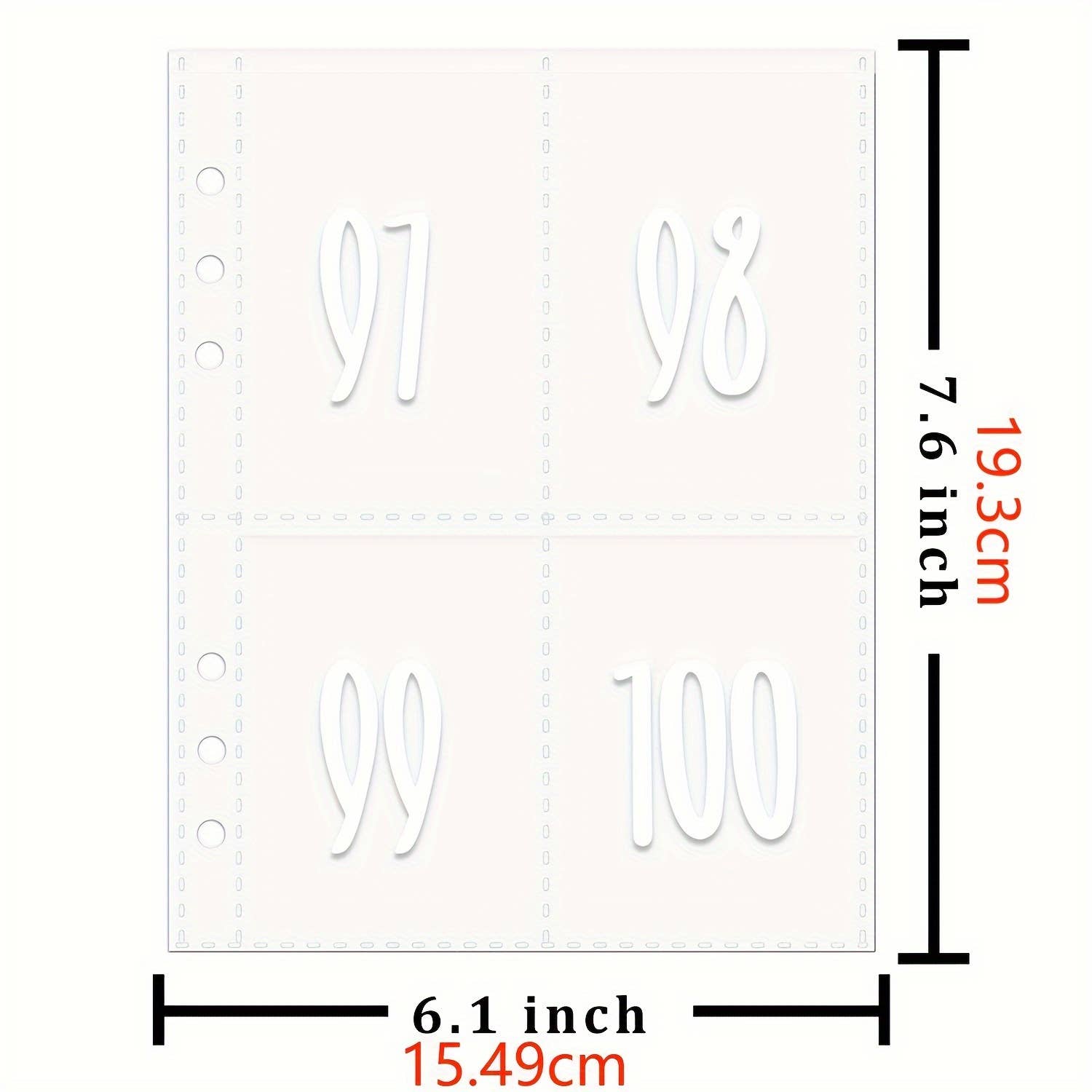 Shop Celino - Wholesale Binder - 100 Money Saving Challenge Envelopes, A5 Binder Inserts6