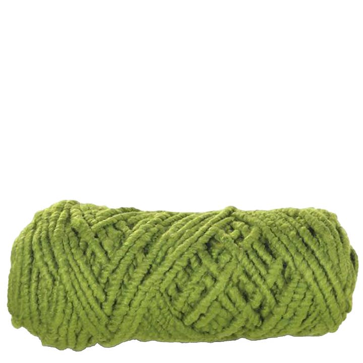 Fluffy Ribbon Mirabell, D Approx.10 mm, L25m, Green for wholesale by Vosteen