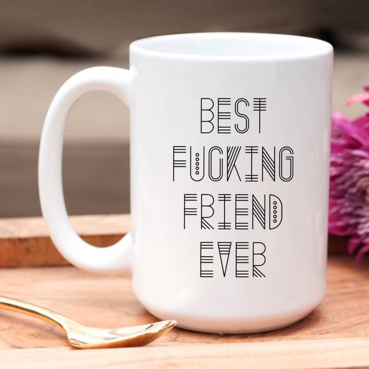 Beste verdammte Freundin aller Zeiten 15-Unzen-Kaffeetassen für den Großhandel von SheMugs