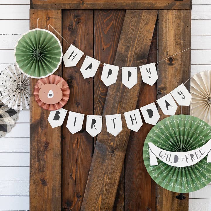 ADV803 - Adventure Happy Birthday Banner for wholesale by My Mind’s Eye