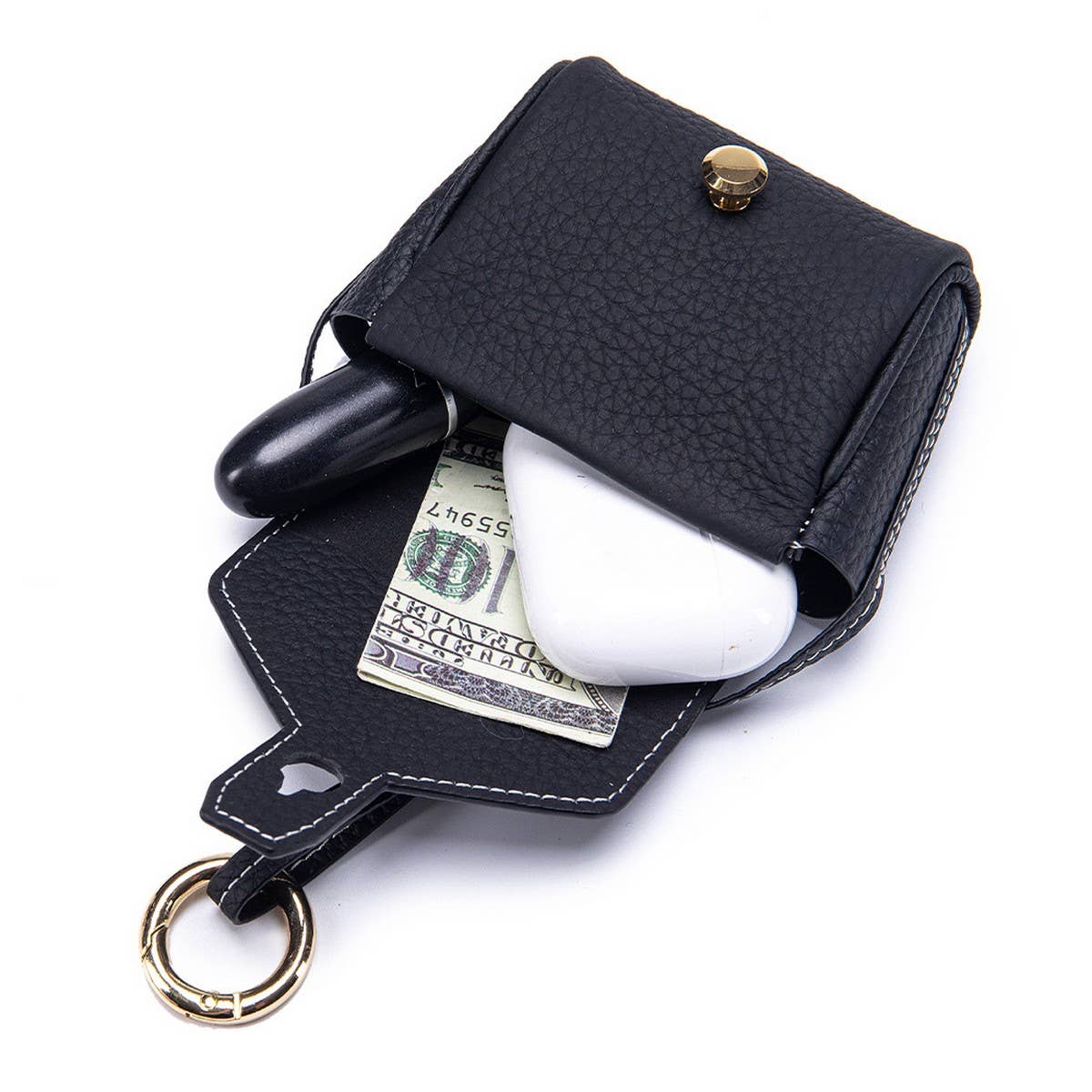 ACCITY - Wholesale Earphone/Headphone Case - Women's - Mini Leather Earphone Case – Multi-Use Pouch_CUAB003989