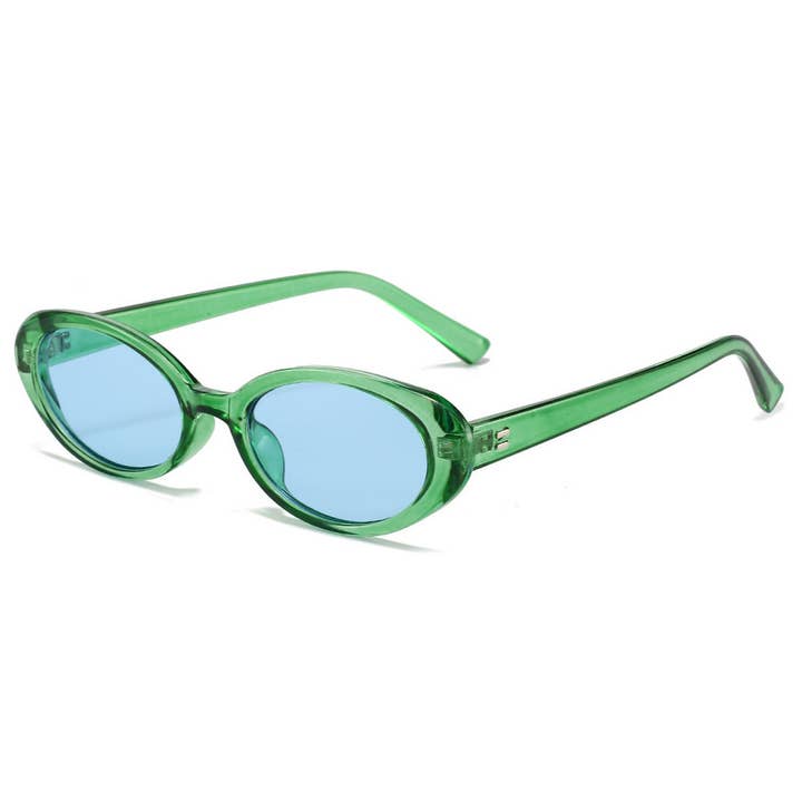 ACCITY - Wholesale Sunglasses - Women's - RETRO SMALL OVAL FRAME SUNGLASSES_CWASG04797