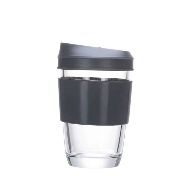 1 paquet (couleurs à mélanger et assortir) Tasse à café avec couvercles, mugs de voyage en verre en vente sur Faire