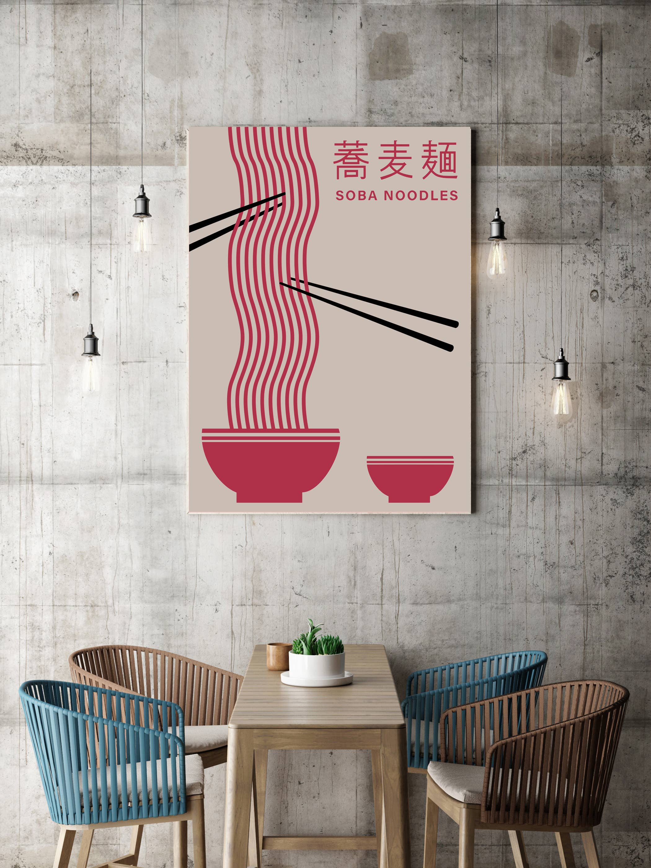 Kumo Art Prints – wholesale Art print – Japanese Noodles Art Print1