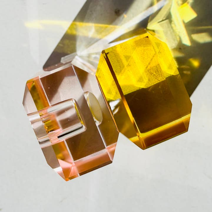 Bougeoir * Diamond Coral pour la vente par Pink Stories Inc.