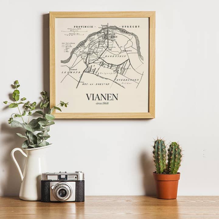 Vianen de style vintage pour la vente par Vintage Stadskaart