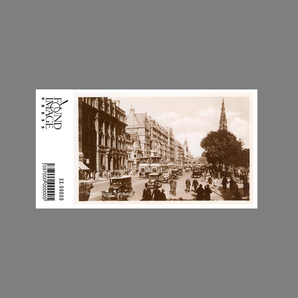 Found Image Press - Vendita all'ingrosso Adesivo - Adesivo EN-341 Princes Street, Edimburgo, Scozia1