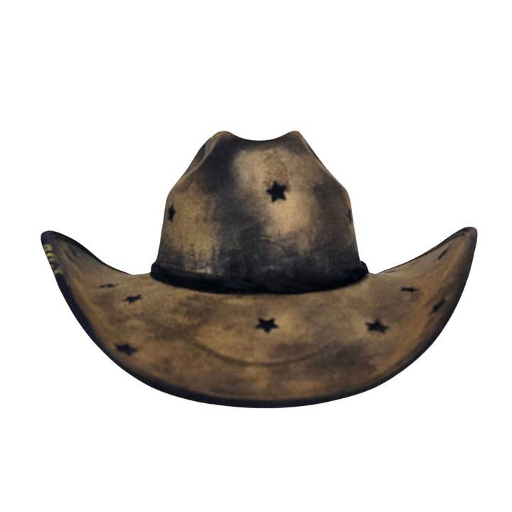Black Jaxon Cowboy Crown Hat for wholesale on Faire2