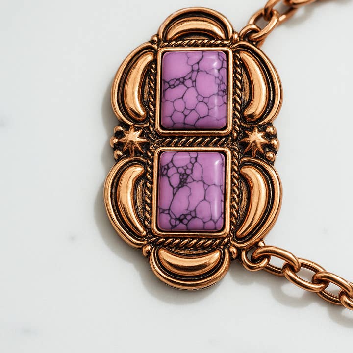 The Bling Barn - Wholesale Pendant/Charm Necklace - Double Dusk Pendant Necklace6