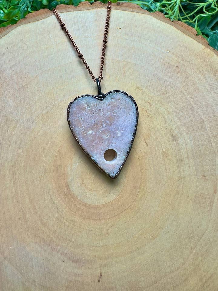 Collar planchette de amatista rosa para venta al por mayor de Copper Ashes