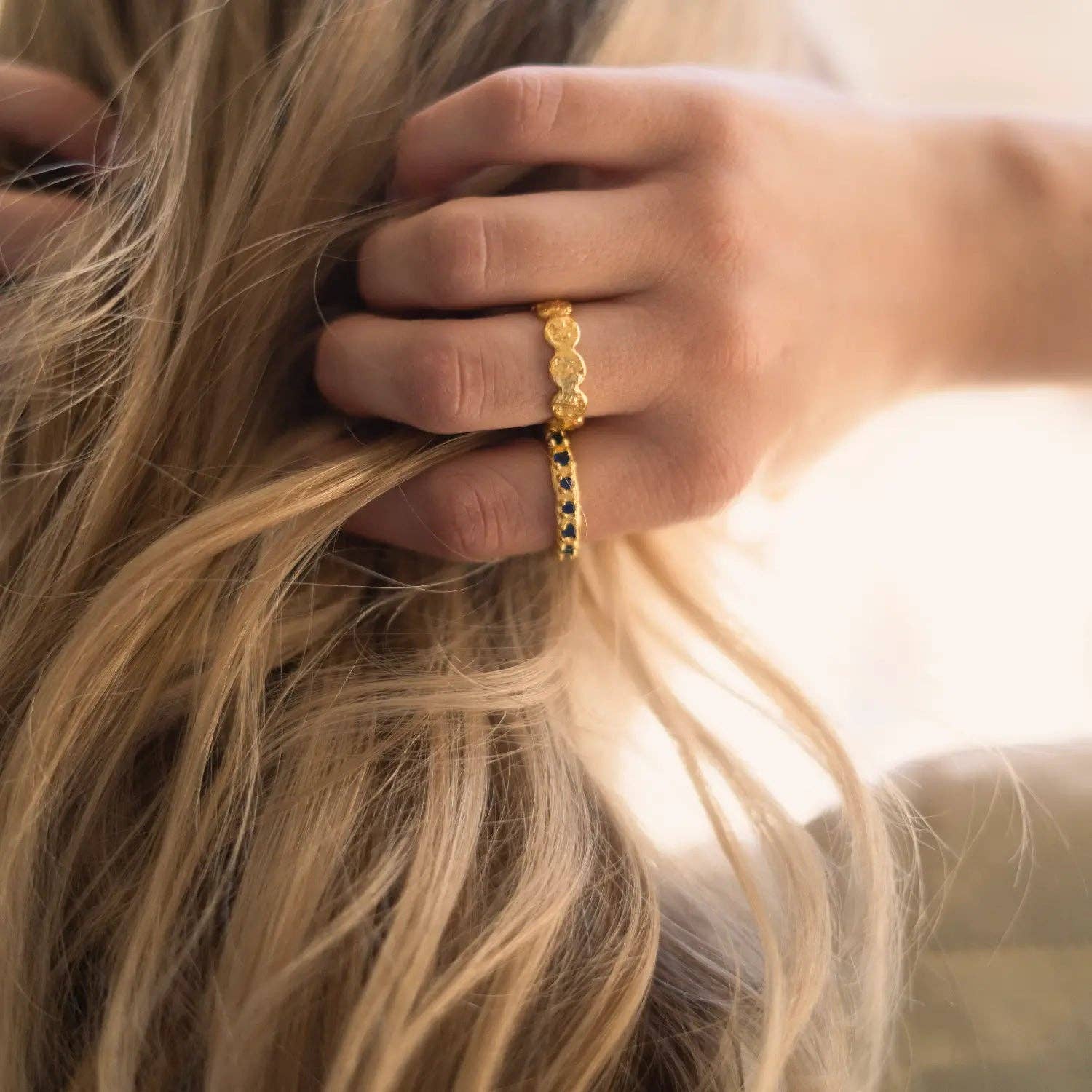 Love Local Jewelry - Wholesale Multi-Stone Ring - FREYA SAPPHIRE RING6