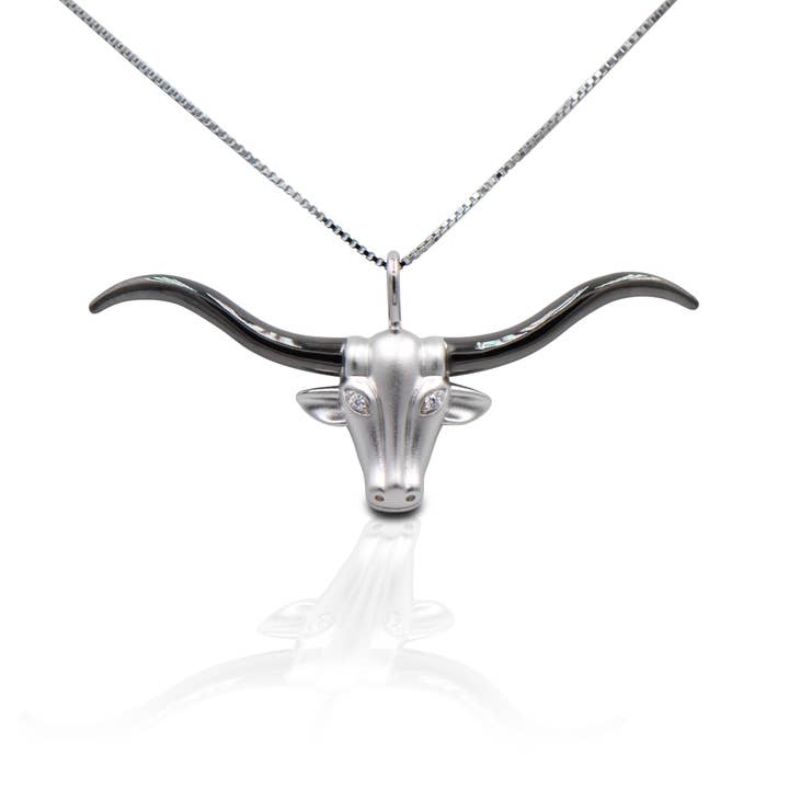 Kelly Herd Stort Longhorn Halsband - Sterling Silver för wholesale av Kelly Herd Jewelry