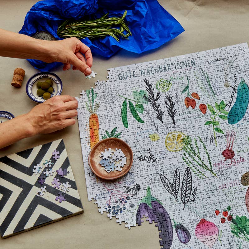 Wonderpieces - Wholesale Puzzle - Adult - »Gute Nachbar*innen« Puzzle | Illustration Rinah Lang7