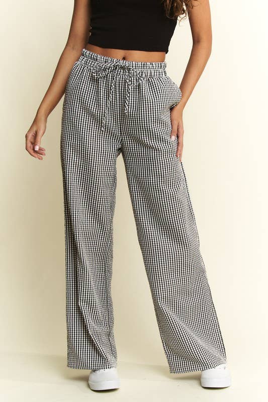 JADE BY JANE - Wholesale Pants - Women's - Gingham boxer pants29