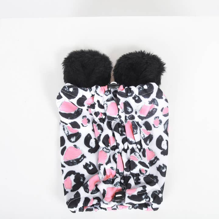 Cavology - Wholesale Honden Snood - Hond - SNOOD VOOR HONDEN MET LANGE OREN (Pink Leopard)