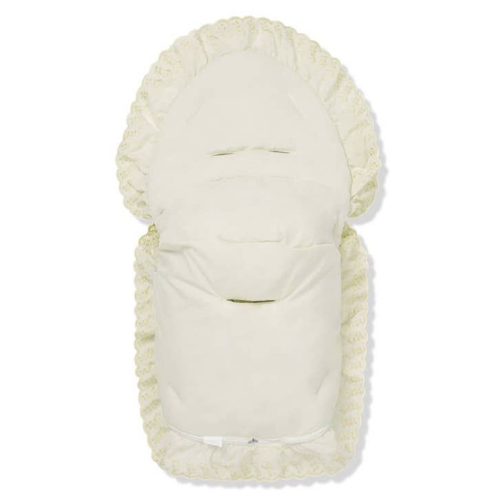 For Your Little One – wholesale Car seat cover – Kids & baby – Broderie Anglaise Car Seat Footmuff / Cosy Toes Compatible with ABC Design