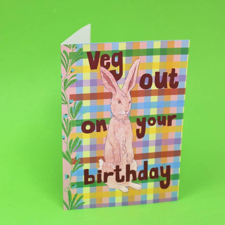 Veg Out Bunny A6 Greetings Card and other Purchase wholesale veg express. Free returns & net 60 terms on Faire trending on Faire.