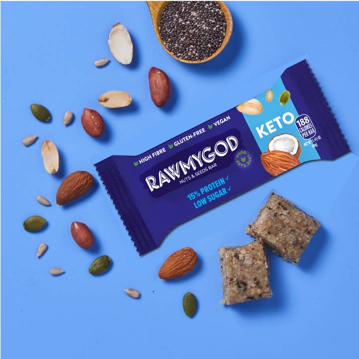 Wilton Mettler LLC - Wholesale Snack Bar -
RAWMYGOD Nuts & Seeds Bar - Keto
2