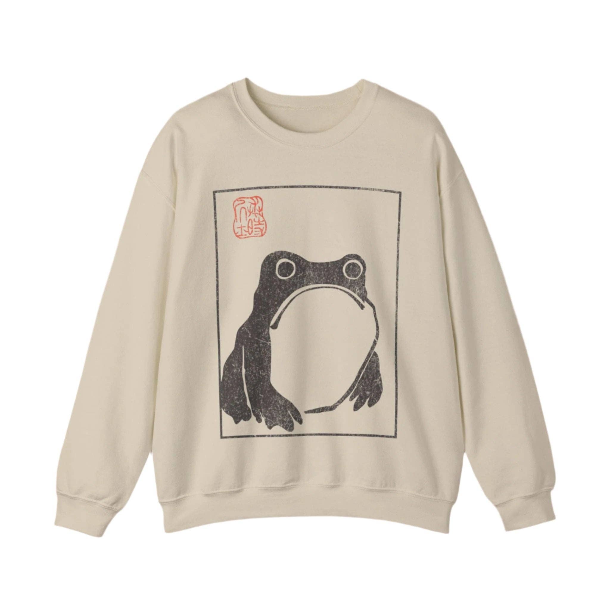 KILLER RETRO – wholesale Sweatshirt med tryck - Unisex – Vintage japansk tröja med sur groda.3