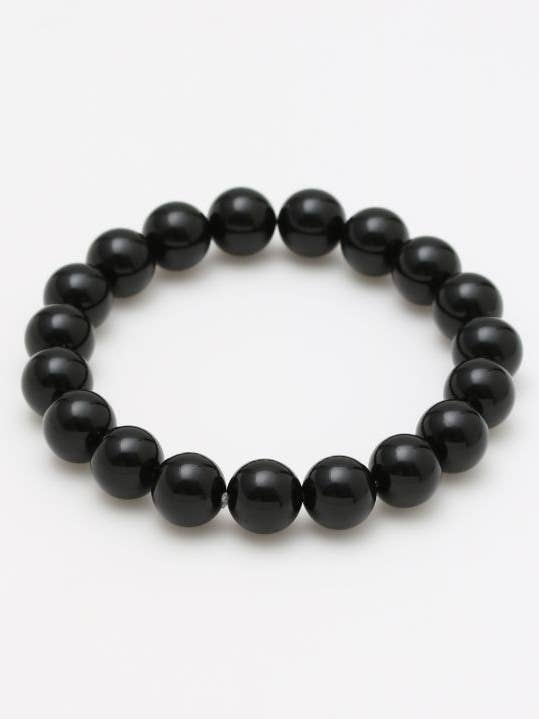 10 mm sort onyx armbånd for engroshandel hos Ametsuchi by Amina Collection
