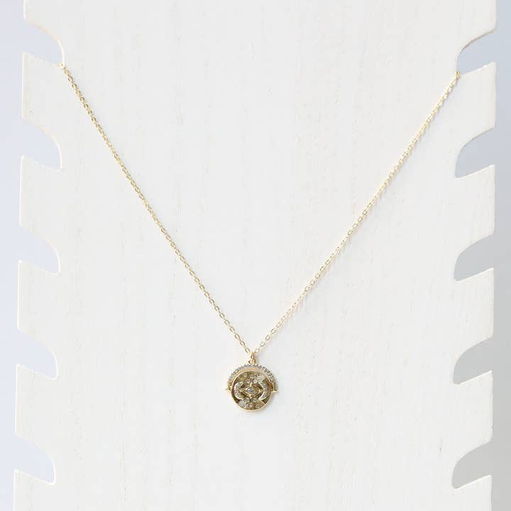 The Gilded Witch - Wholesale Pendant/charm necklace - 14kt Gold Filled Triple Moon Charm Necklace: Witchy Jewelry3