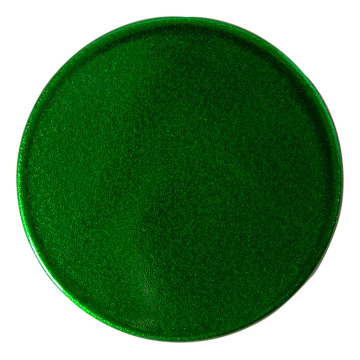 Dessous de verre métallique Argon Tableware - 10 cm - Vert pour la vente par Rinkit Ltd