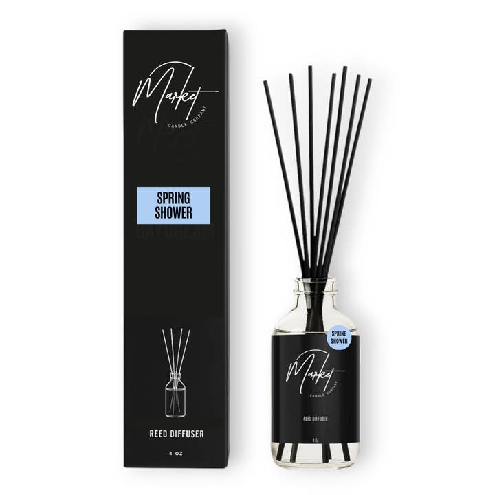 Market Candle Company - Wholesale Reed Diffuser - SPRING SHOWER DIFFUSER REEDS