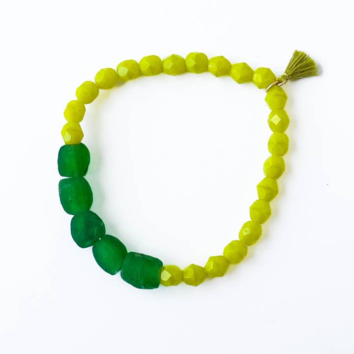 Nest Pretty Things - Wholesale Beaded Bracelet - Recycled African Glass And Mixed Bead Bracelet6