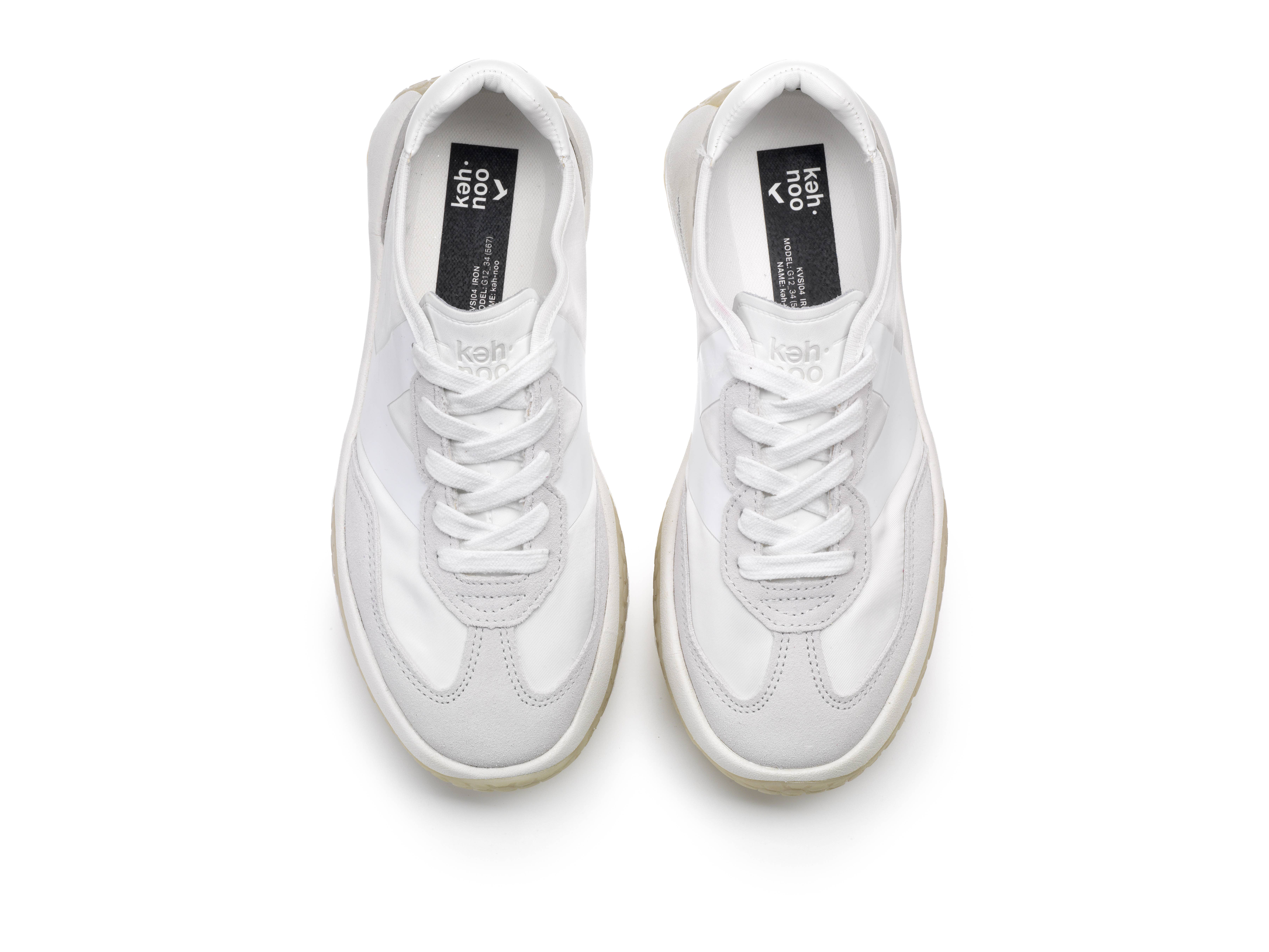 White White The Diva - Italian Lifestyle Sneakers with light platform  for wholesale on Faire1