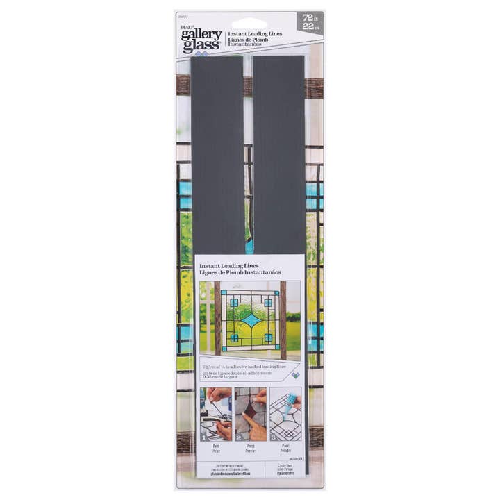 Plaid Crafts - Wholesale Craft Supplies - Gallery Glass Redi-Lead Strips Value Pack 72 ft.