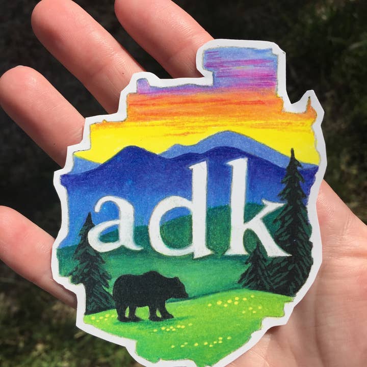 Wandering Arts and Crafts - Wholesale Sticker - ADK Adirondacks sticker