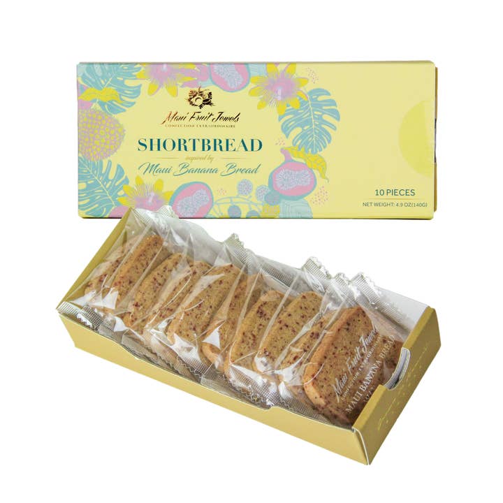Maui Fruit Jewels - Wholesale Cookie - Maui Banana Bread Shortbread1