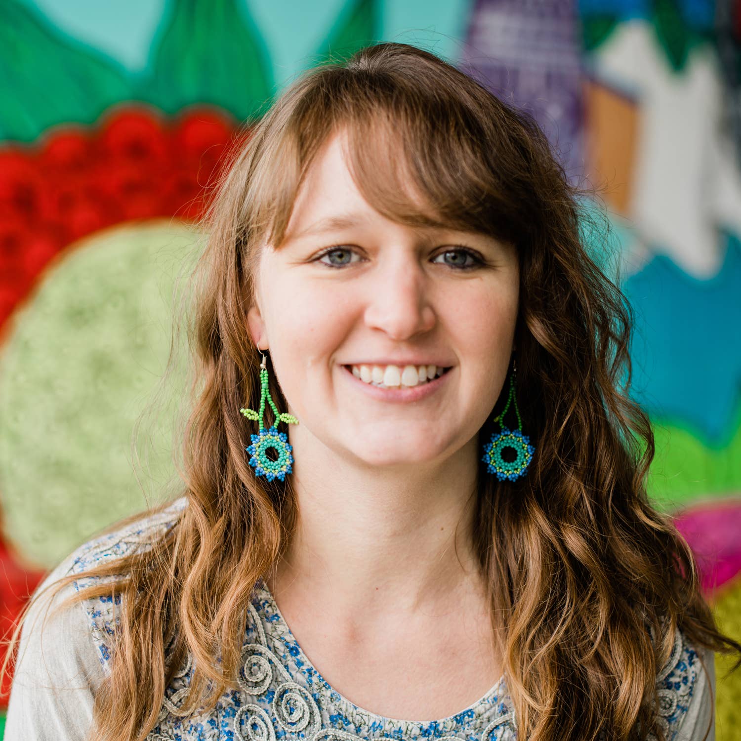 Lucia's Imports – Brincos de argola por atacado – Brinco Flor de Maria2