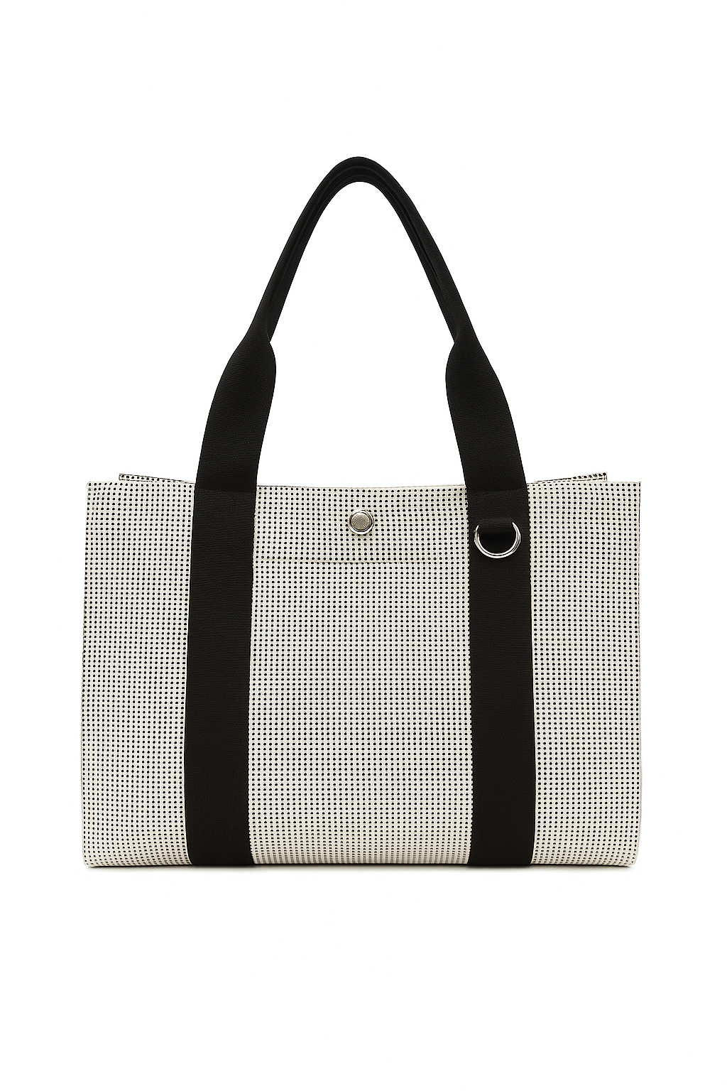 AMPERE CREATIONS - Wholesale Tote Bag - Women's - Margo Two-Tone Cotton Canvas Tote Bag with Adjustable Strap0