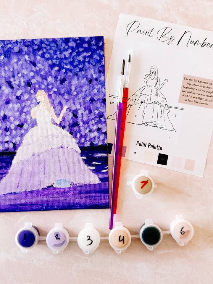 Mini peinture par numéros enchantée pour la vente par Frederick Made