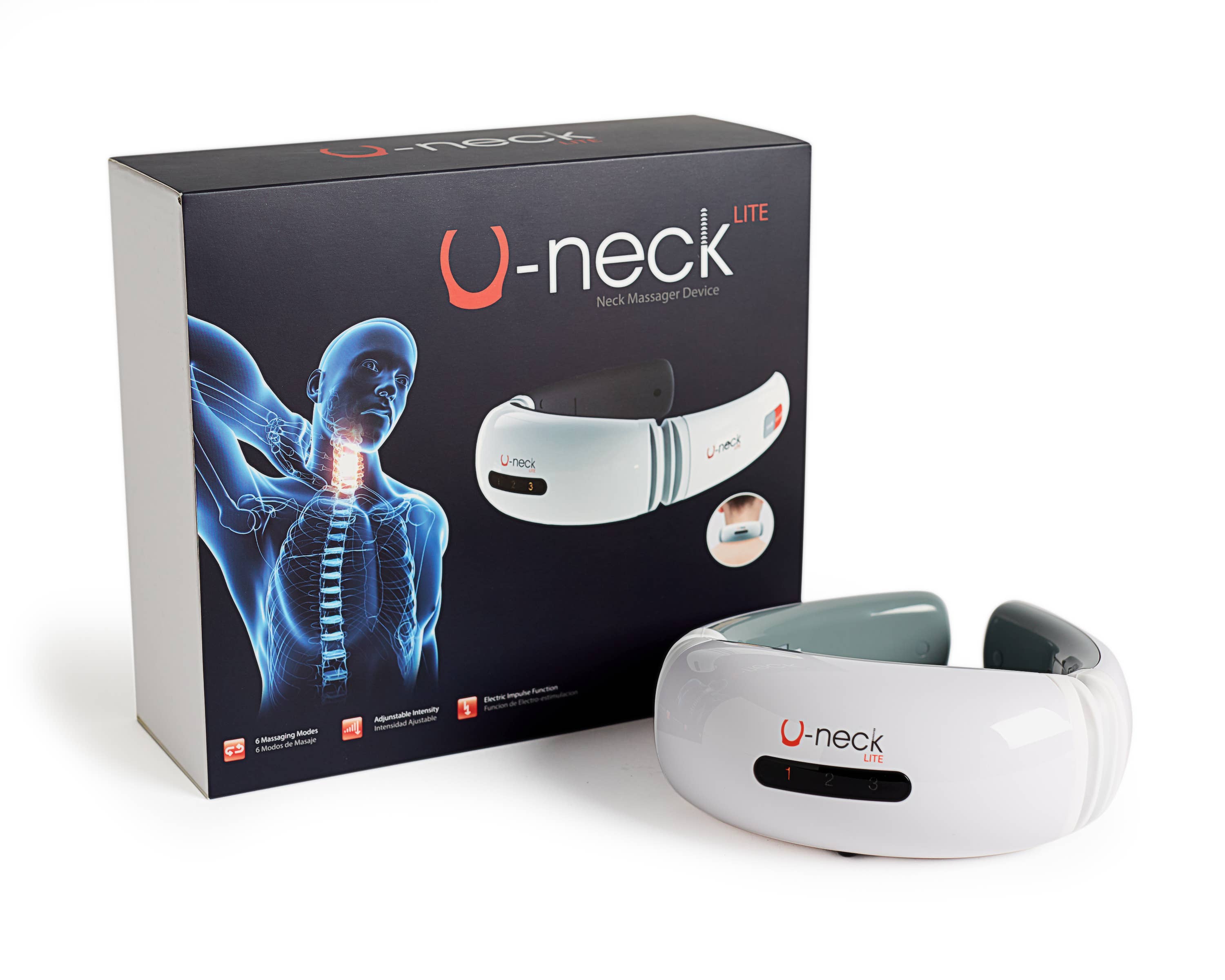 500cosmetics - Vente Appareil électrique pour soins de la peau - U-Neck Lite, appareil léger d'auto-massage cervical3