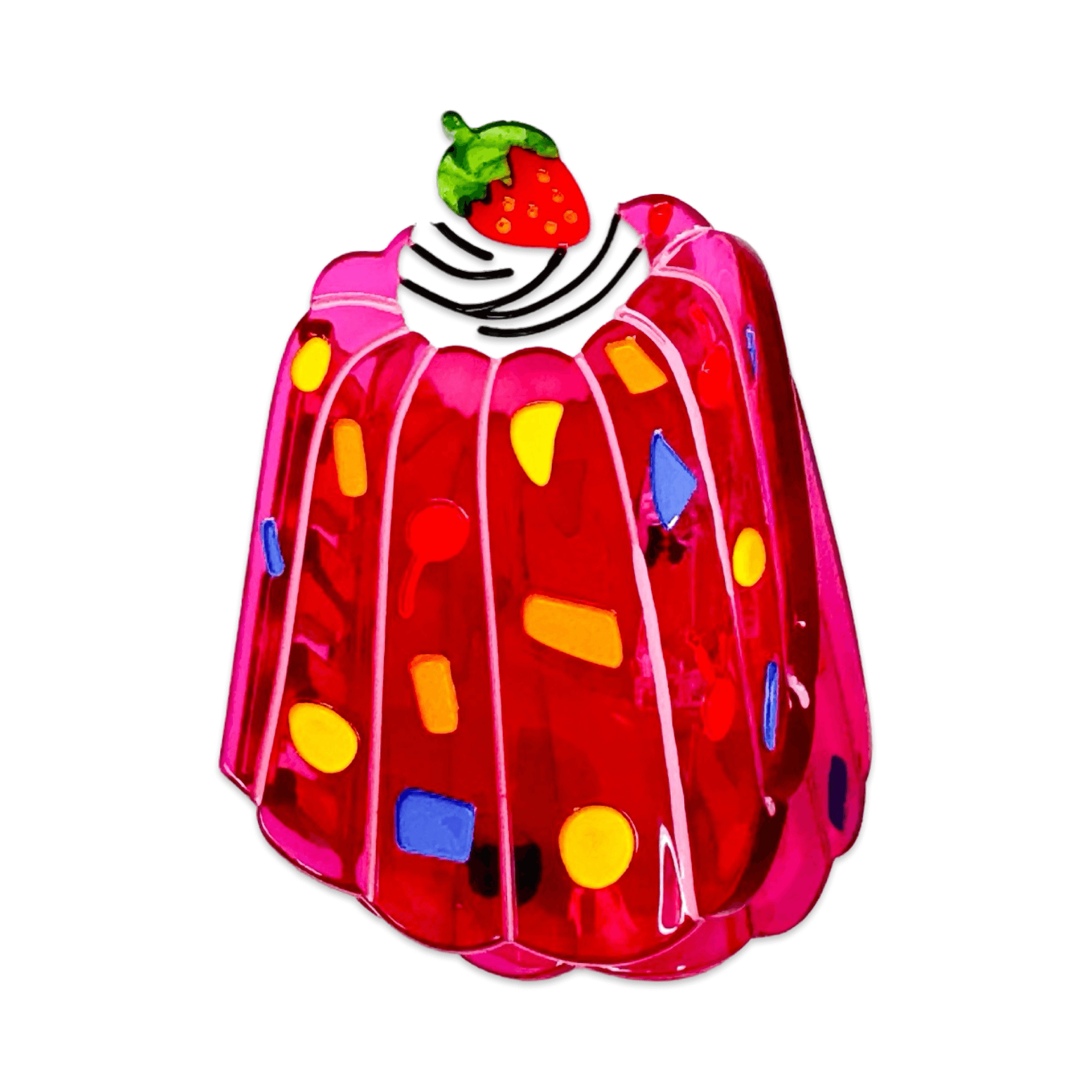 Jenny Lemons - Wholesale Hair Clip - Women's - Midi Jello Hair Claw Clip2