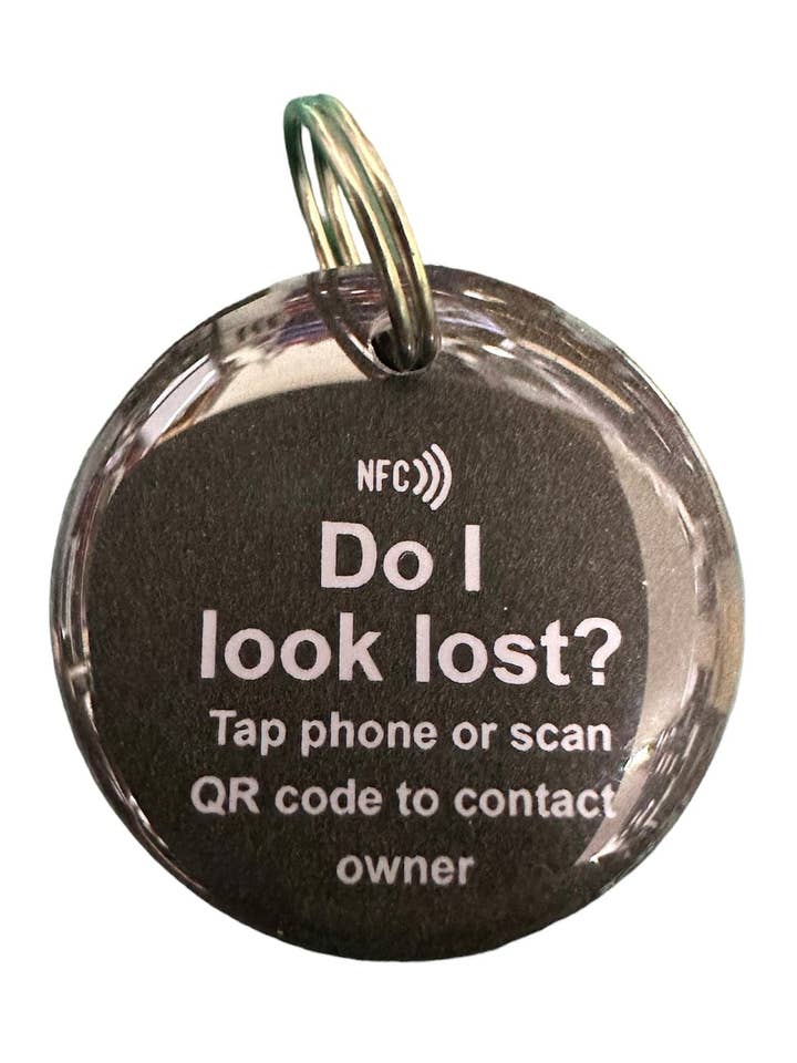 Smart NFC Mini Pet Tag with Smart Passive Tracking for wholesale by Tap and Share